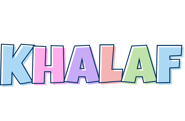Khalaf pastel logo