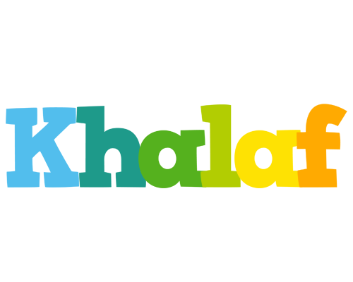 Khalaf rainbows logo