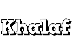 Khalaf snowing logo