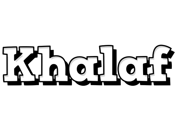 Khalaf snowing logo