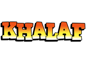 Khalaf sunset logo