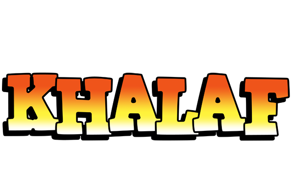 Khalaf sunset logo