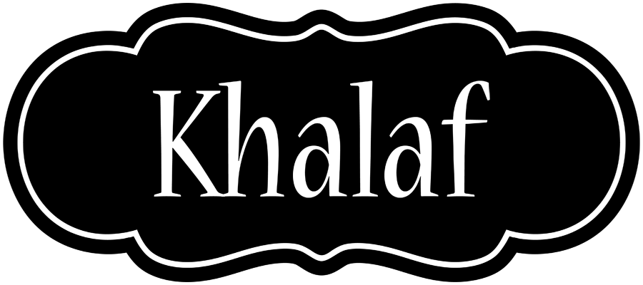 Khalaf welcome logo