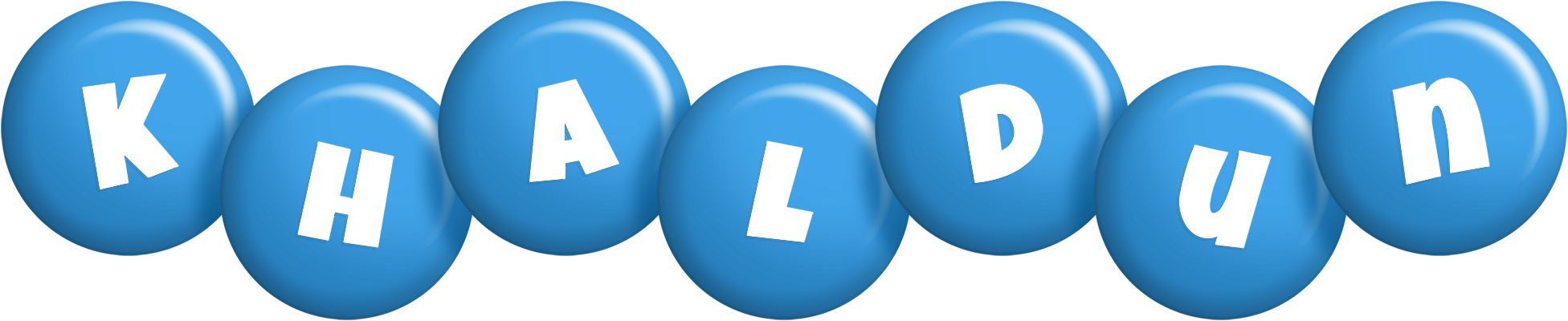 Khaldun candy-blue logo