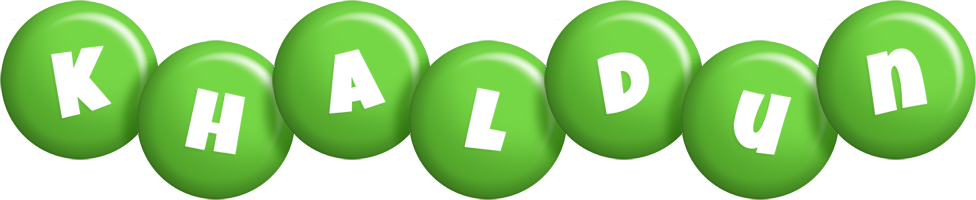 Khaldun candy-green logo