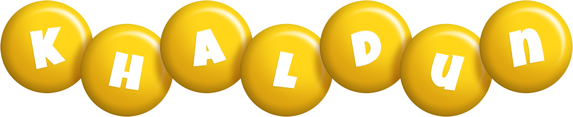 Khaldun candy-yellow logo