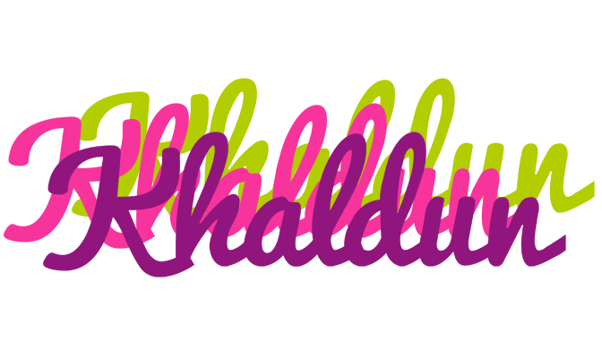 Khaldun flowers logo