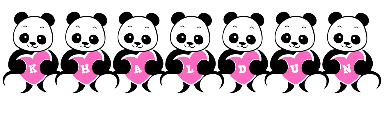 Khaldun love-panda logo