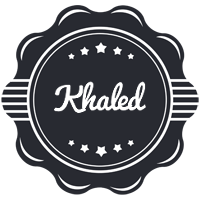 Khaled badge logo