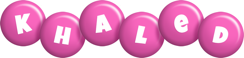 Khaled candy-pink logo