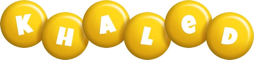 Khaled candy-yellow logo