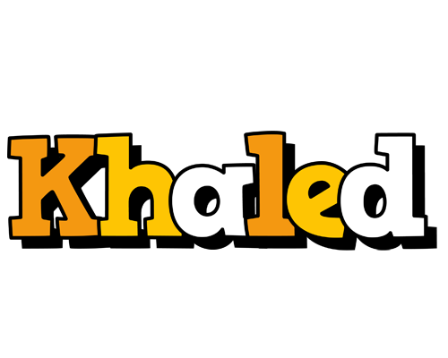 Khaled cartoon logo