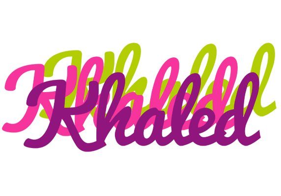 Khaled flowers logo
