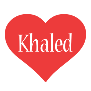 Khaled love logo