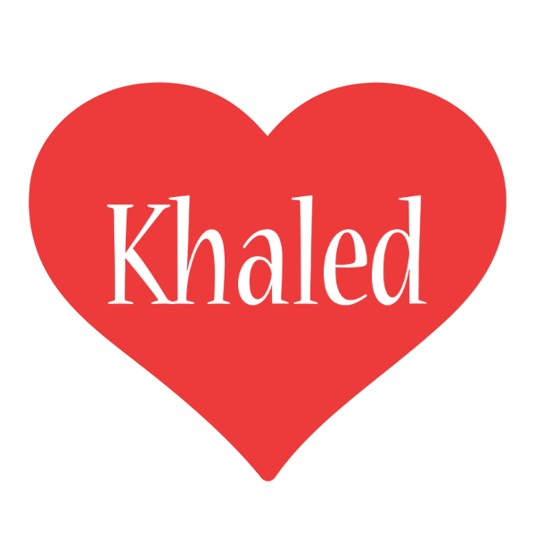 Khaled love logo