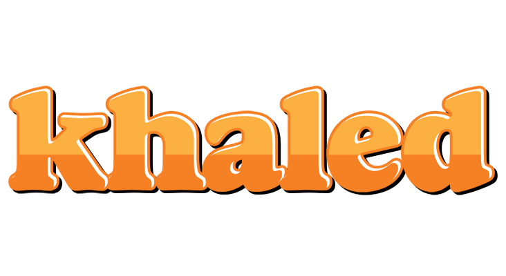 Khaled orange logo