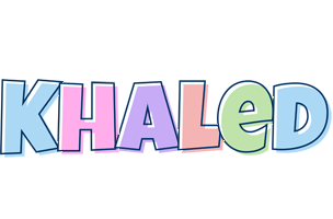 Khaled pastel logo