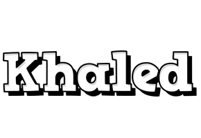 Khaled snowing logo