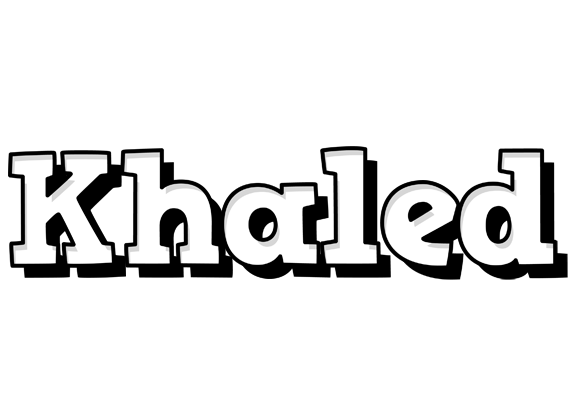 Khaled snowing logo