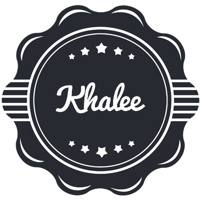 Khalee badge logo