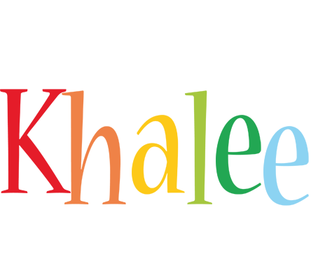 Khalee birthday logo