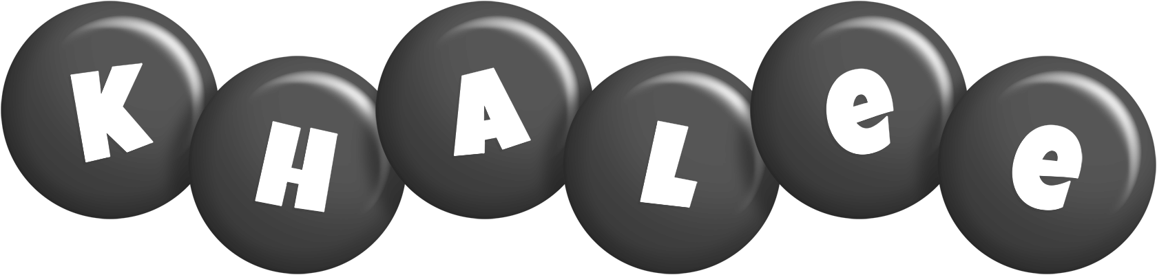 Khalee candy-black logo