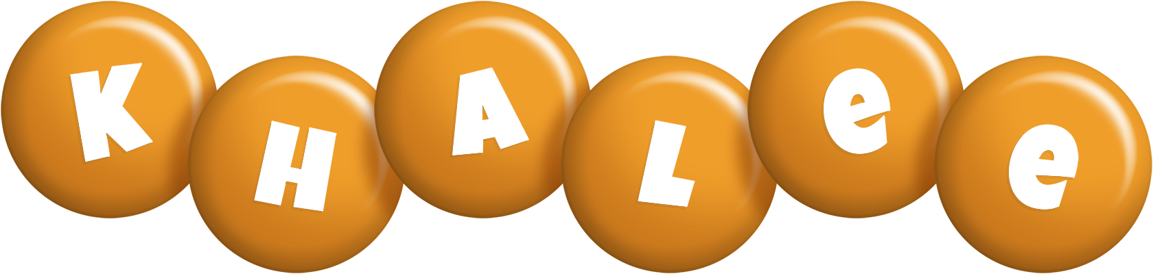 Khalee candy-orange logo