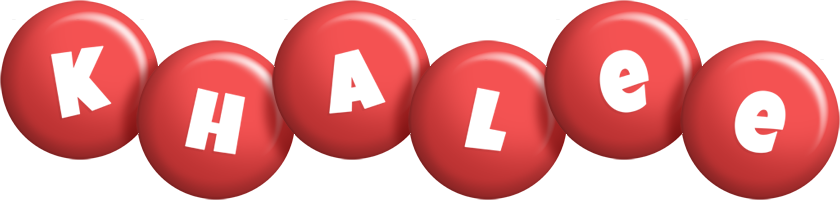 Khalee candy-red logo