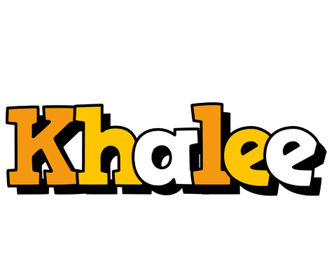 Khalee cartoon logo