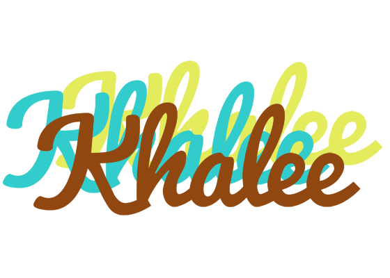 Khalee cupcake logo