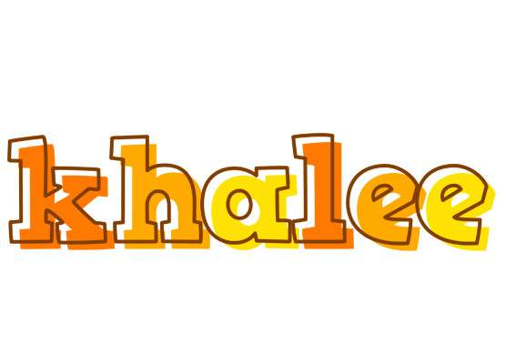 Khalee desert logo