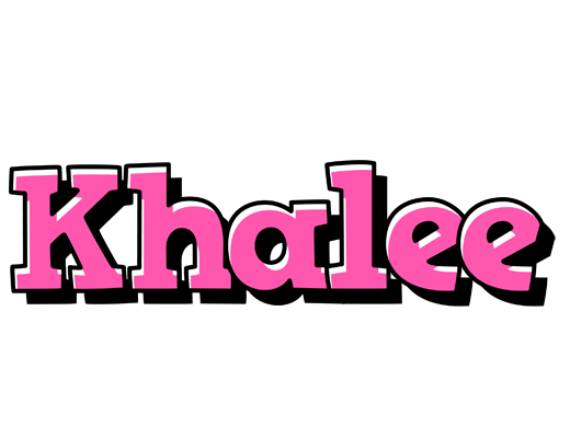 Khalee girlish logo