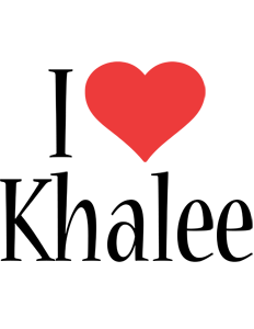 Khalee i-love logo