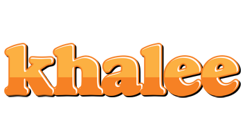 Khalee orange logo