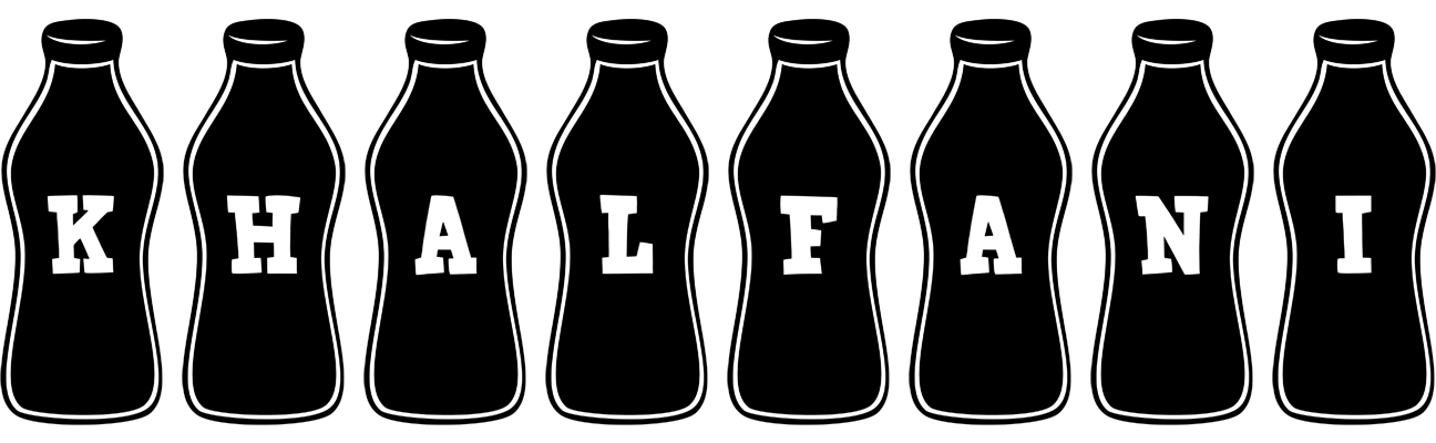 Khalfani bottle logo