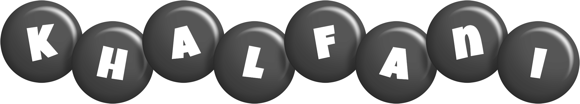 Khalfani candy-black logo