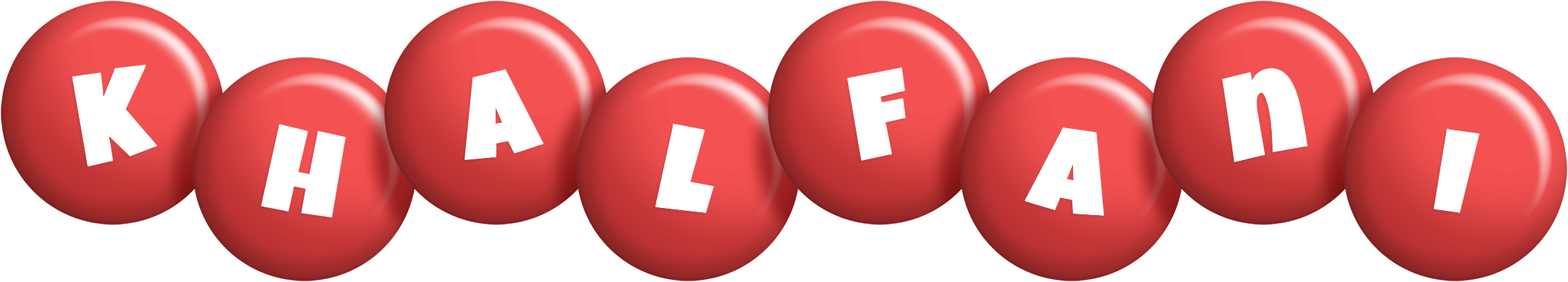 Khalfani candy-red logo
