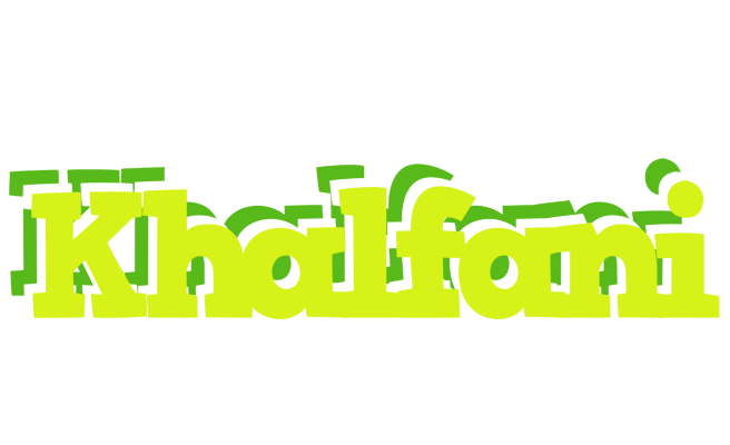 Khalfani citrus logo