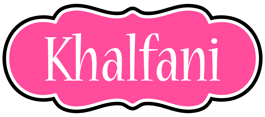 Khalfani invitation logo