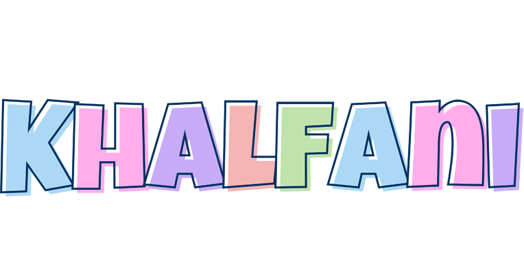 Khalfani pastel logo