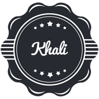 Khali badge logo