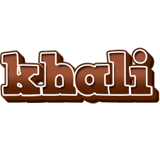 Khali brownie logo