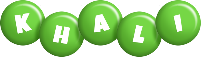 Khali candy-green logo