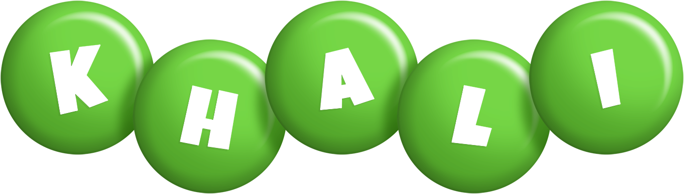 Khali candy-green logo