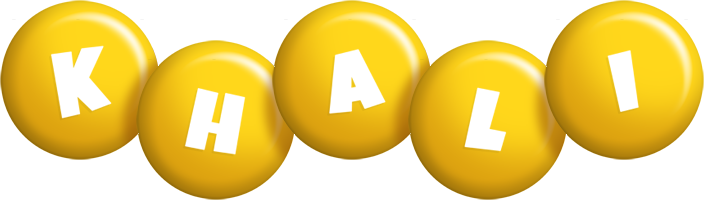Khali candy-yellow logo