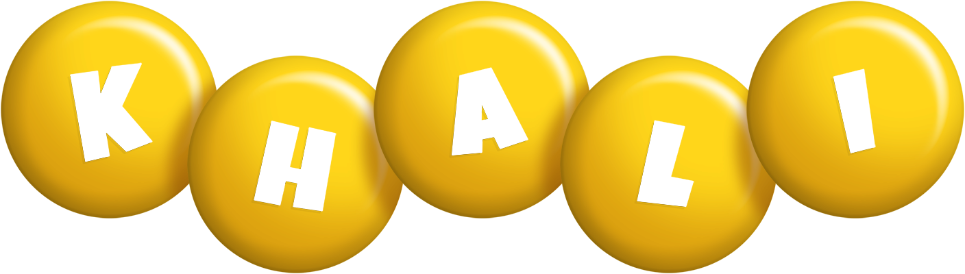 Khali candy-yellow logo