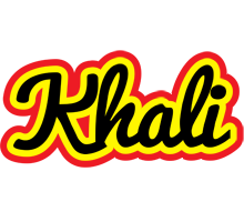 Khali flaming logo