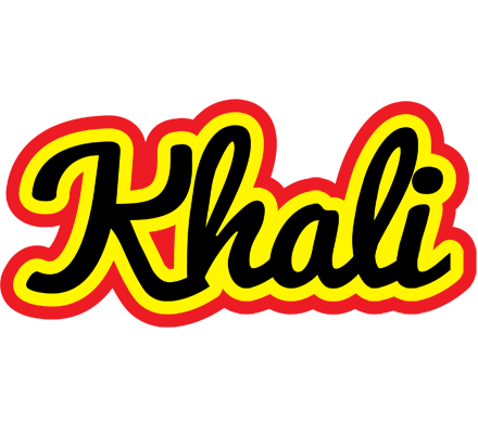 Khali flaming logo