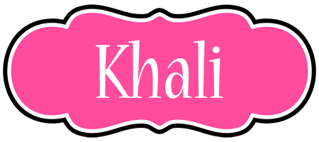 Khali invitation logo