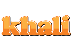 Khali orange logo